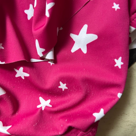 Moon & Back by Hannah Anderson 12 - 18 month pink with stars swimsuit - Picture 5 of 5